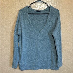 Brandy Melville Heather Gray Knit Top